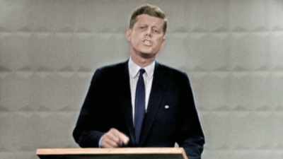 THE DAY BEFORE,
HE MET WITH PRODUCERS - America in Color