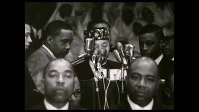 The day before Malcolm X was
to be buried, - Blood Brothers: Malcolm X and Muhammad Ali