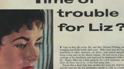 The day after my separation
from Michael Wilding - Elizabeth Taylor: The Lost Tapes