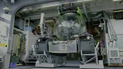 The deep ocean
is as challenging to explore as space. - Oceans: Our Blue Planet