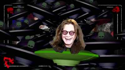 The deer looks at
whatever's there. - The Osbournes Want to Believe
