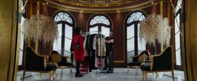 The designer's assistants
will be back for this rack in an hour. - Meet Me Next Christmas