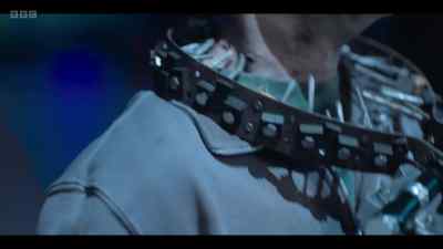 The device is around Alastair's neck
with a wire - Virdee