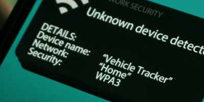 The device's name is Vehicle Tracker. - The Blackwell Ghost 8