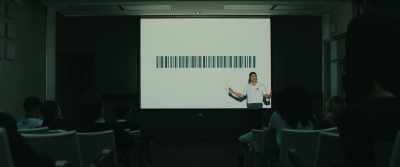 The different widths represent
the different answer choices, - Bad Genius