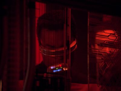 The dilithium chamber
shows no anomalous readings. - Star Trek: The Next Generation