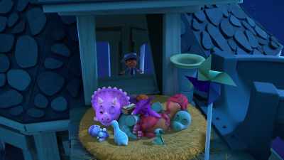 The dinos are all settled in,
and I've got my tools ready - Dino Ranch