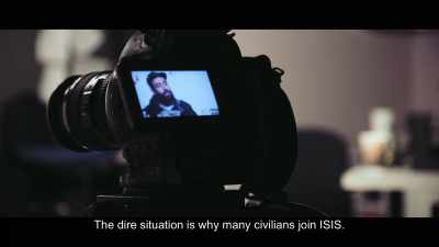 The dire situation is
why many civilians join ISIS. - City of Ghosts
