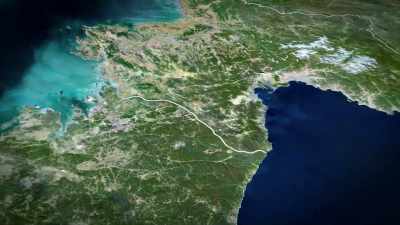 The DMZ, or de-militarized zone, - Inside North Korea: Then and Now with Lisa Ling
