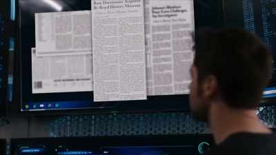 "The document's undergoing
a restoration effort - The Blacklist: Redemption