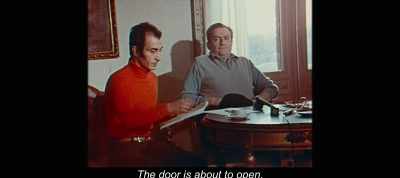 The door is about to open. - The Most Beautiful Boy in the World