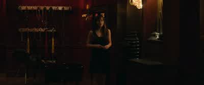 The door was um unlockedI'll have to talk to Mrs JonesDoes she come in here a lotSTAMMERINGDoes she dust in here - Fifty Shades Darker