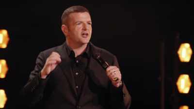 The doors to my show
had opened at 6:30 p.m. - Kevin Bridges: The Overdue Catch-Up