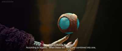 The dragon bone celestial Tome
and the Mu Chen Orb. - Mojin: The Worm Valley