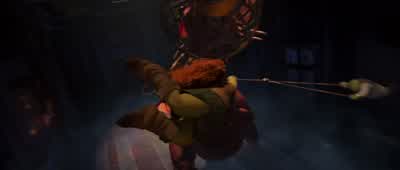 The dragon goes under the bridge! - Shrek Forever After