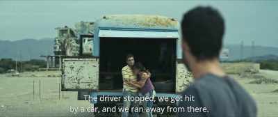 The driver stopped,
we got hit by a car, - Infection