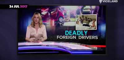 The driver who has little knowledge
of our road rules - The Back Side of Television