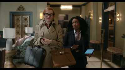 The driver will wait,
take you to your lunch with Mr. Lavin, - Inventing Anna