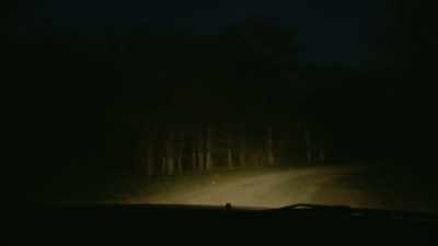 The driver's side
goes off the roadway, - Never Seen Again