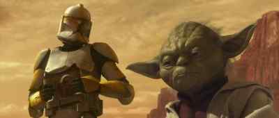 The droid army is in full retreat. - Star Wars: Episode II   Attack of the Clones