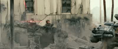 The drones are pulling it away! - Battle Los Angeles