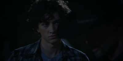 ♪ The drops are falling slowly
To my chin ♪ - Walker
