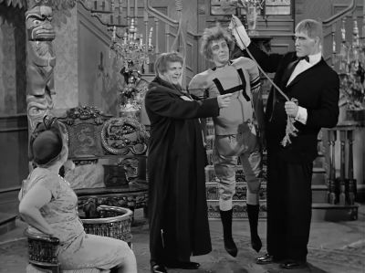 The dummy. - The Addams Family