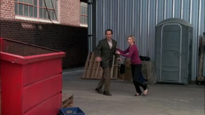 - The dumpster.
- I can't. - Monk