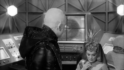 The Earth ship pilot has ejected - Frankenstein Meets the Spacemonster