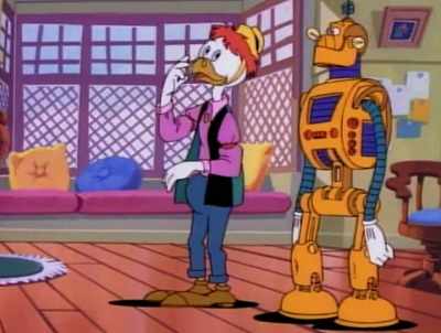 The Earth spins
on its axis, creating-- - DuckTales