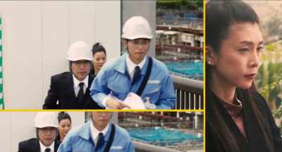 The east... nostalgia...
tall buildings. - The Confidence Man JP - The Movie -