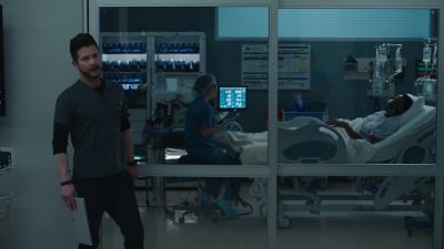 The ECMO's giving his heart
some relief, - The Resident