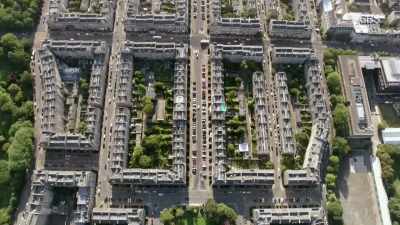 The Edinburgh of Patrick Geddes's era - Scotland from the Sky