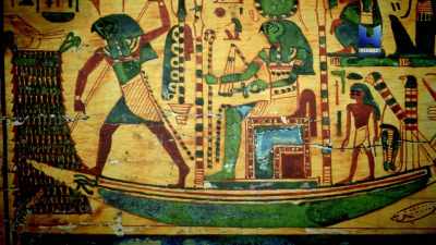 The Egyptians imagined him
in a boat - Ancient Skies