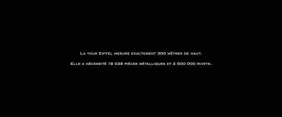 THE EIFFEL TOWER
IS EXACTLY 300 METERS HIGH. - Eiffel
