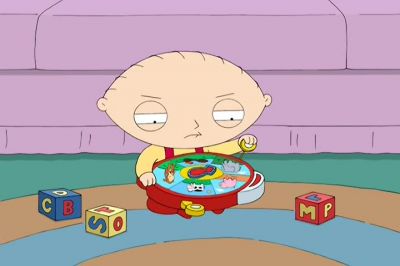 The elephant goes Voo arp - Family Guy