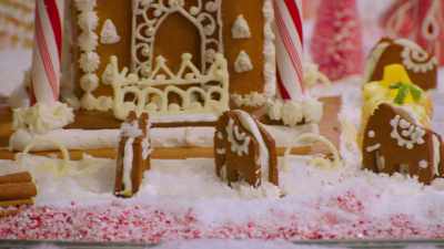 - The elephants--
too cute, too cute. - Baking It