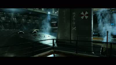 The elevator platforms are up ahead. - Resident Evil: Retribution