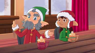 "The elves did this,
the elves did that. - Glisten and the Merry Mission