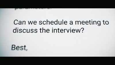 The email goes, "OK,
let's have a chat next week." - Andrew: The Problem Prince