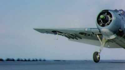 THE ENEMY FLEET IS TOO FAR
FOR THE SHORTER-RANGE HELLCATS - The Pacific War in Color