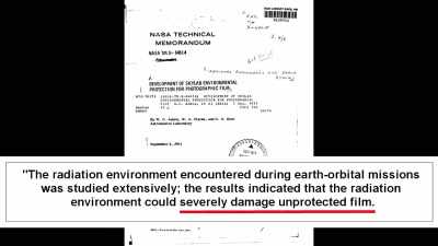 "The energy of cosmic radiation
intergalactic", the document explains, - American Moon