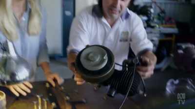 The engine is a disused
mower engine. - Aussie Inventions That Changed The World