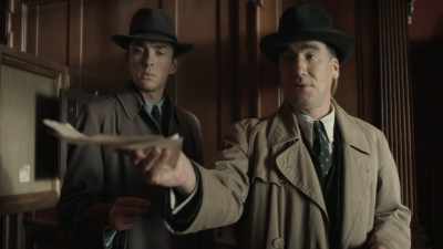The envelope is hand-written,
and yet the letter is typed. - Magpie Murders