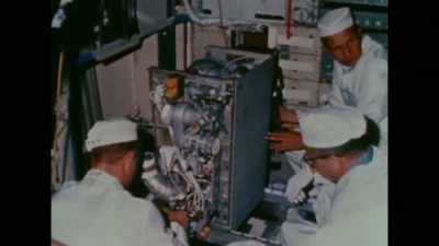 The environmental control system in
control module failed - American Moon