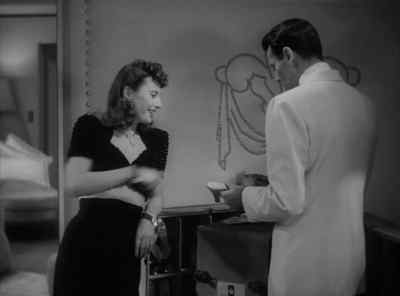 The evening slippers are over there. - The Lady Eve