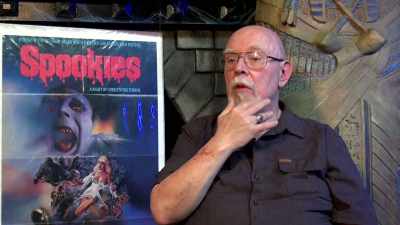 - The Evil Dead was a direct
influence on Michael (laughs) - Twisted Tale: The Unmaking of Spookies