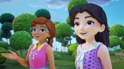 The explorers built
the observatory - LEGO Friends: Girls on a Mission