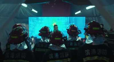 The explosion which occurred
in the pipes under Tank A01 - The Bravest