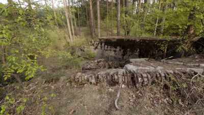The explosion is so powerful, - Secret Nazi Ruins